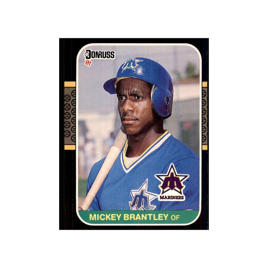 1987 Donruss Mickey Brantley Baseball Cards #656