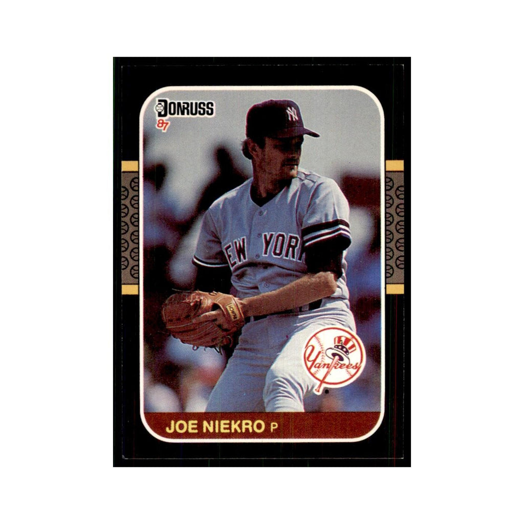 1987 Donruss Joe Niekro Baseball Cards #217