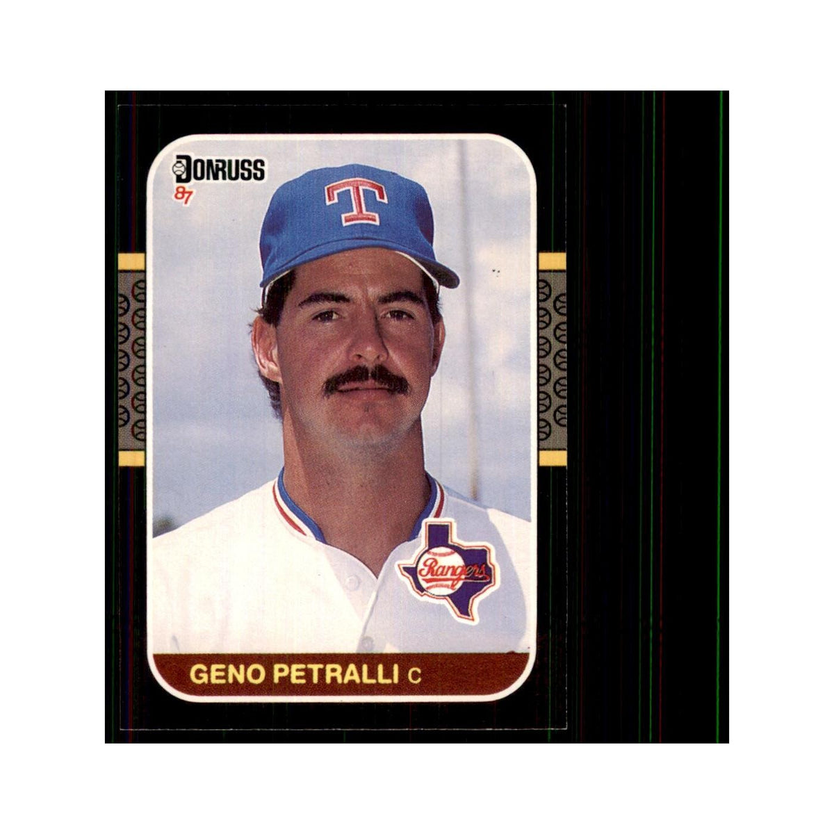 1987 Donruss Geno Petralli Baseball Cards #619