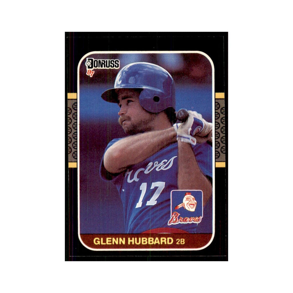 1987 Donruss Glenn Hubbard Baseball Cards #634