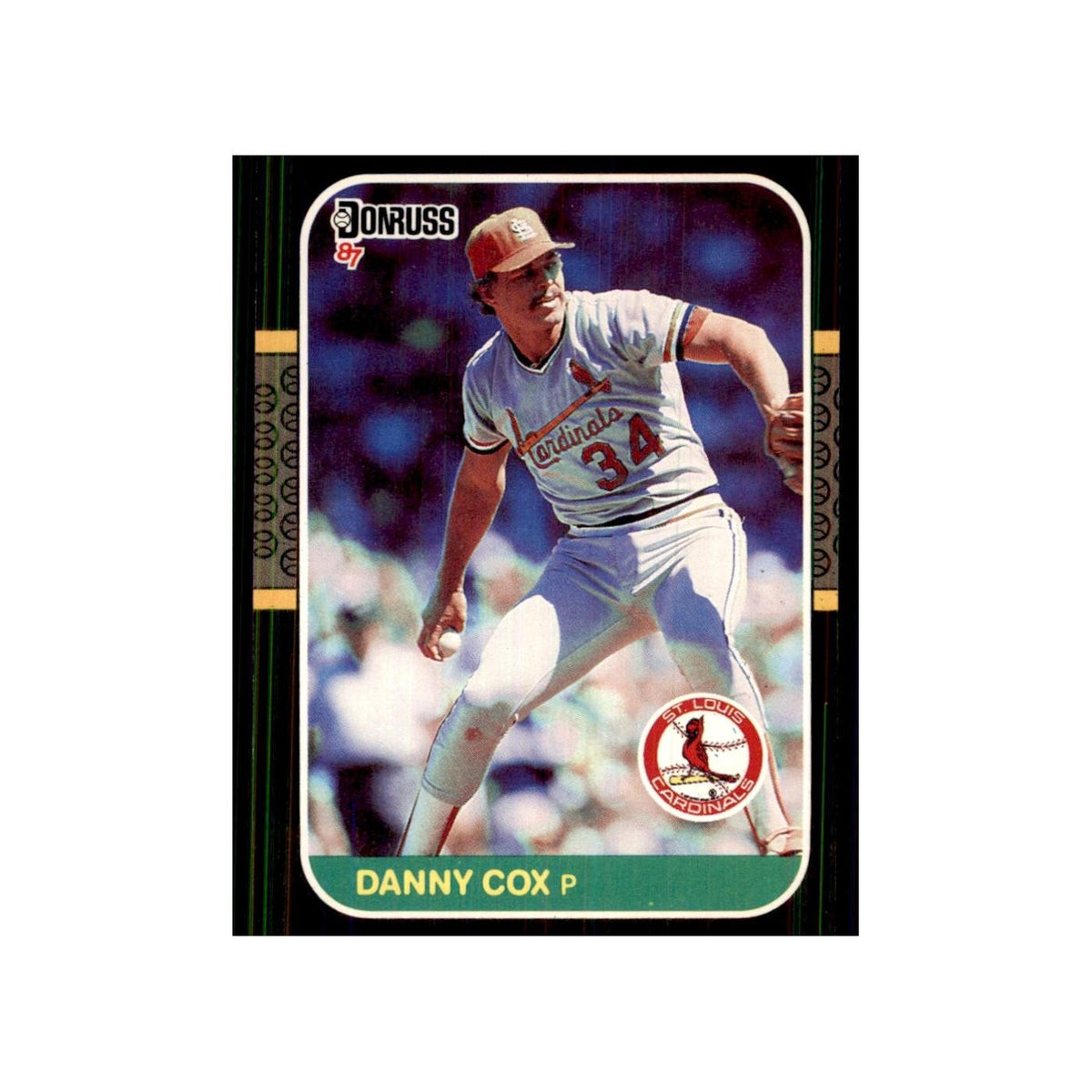 1987 Donruss Danny Cox Baseball Cards #553