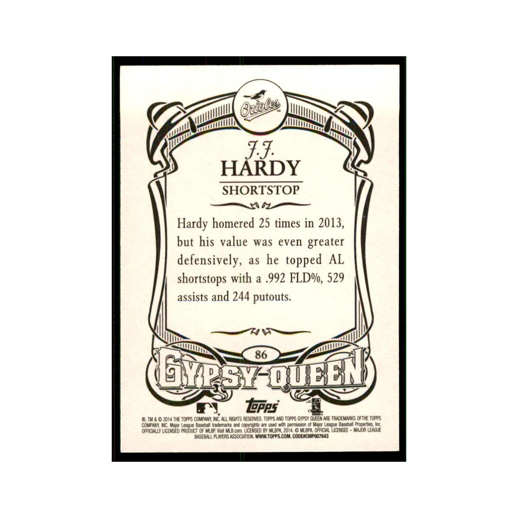2014 Topps Gypsy Queen JJ Hardy Orioles #86