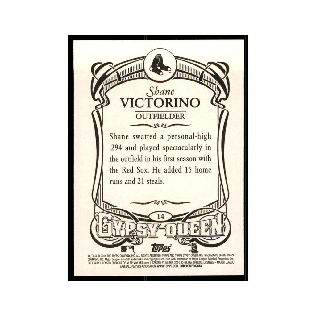 2014 Topps Gypsy Queen Shane Victorino Red Sox #14