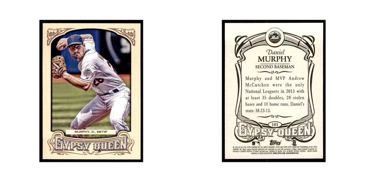 2014 Topps Gypsy Queen Daniel Murphy Mets #103