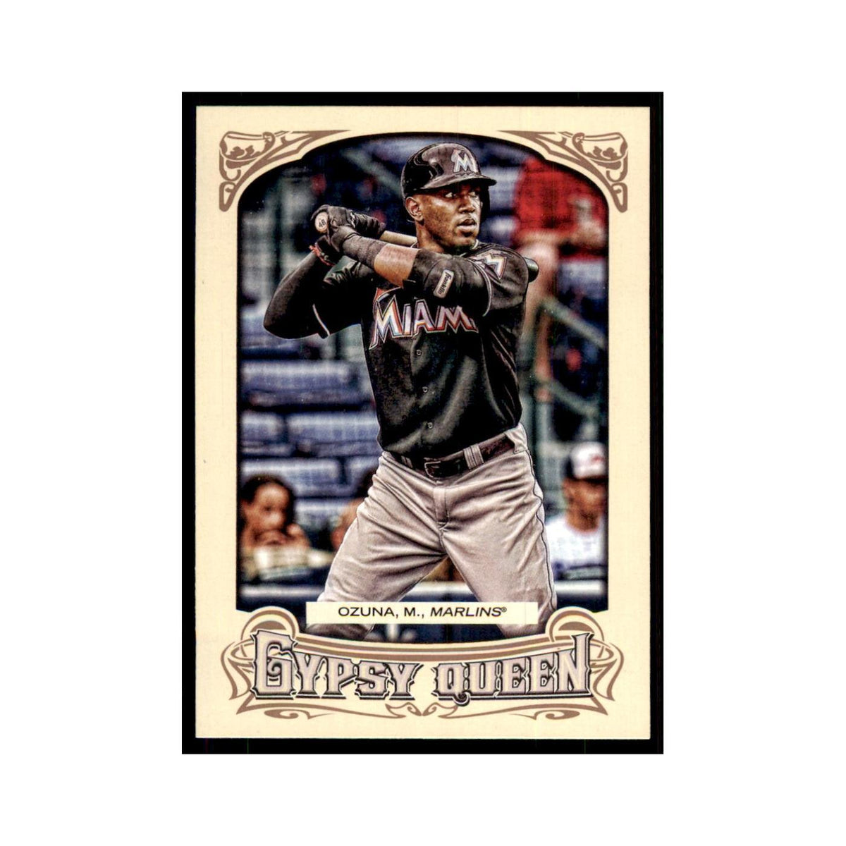 2014 Topps Gypsy Queen Marcell Ozuna Marlins #91