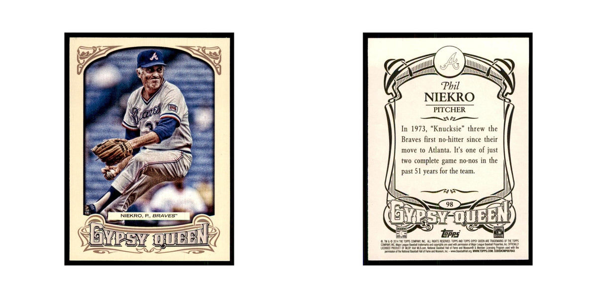 2014 Topps Gypsy Queen Phil Niekro Braves #98