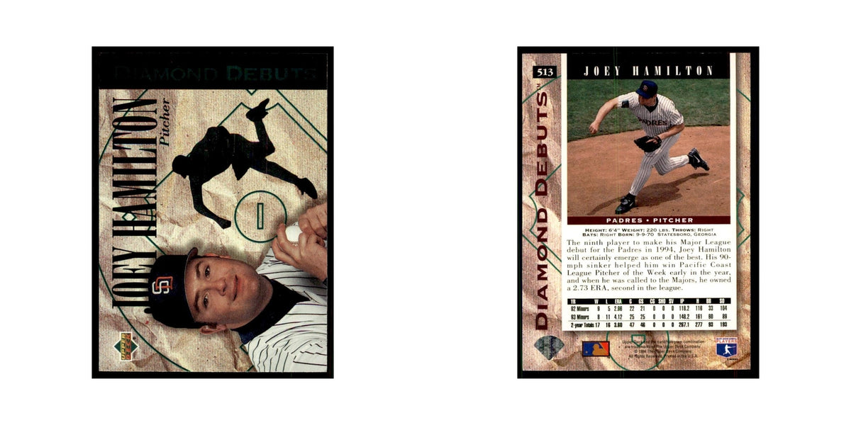 1994 Upper Deck Joey Hamilton Padres #513