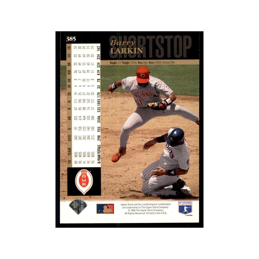 1994 Upper Deck Barry Larkin Reds #385