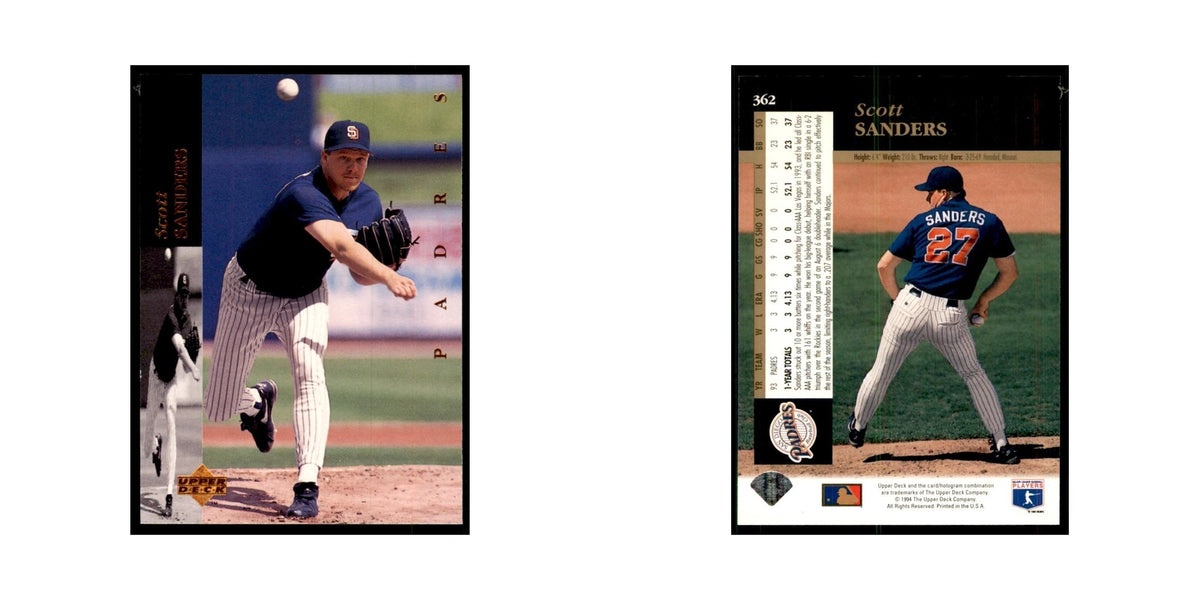 1994 Upper Deck Scott Sanders Padres #362