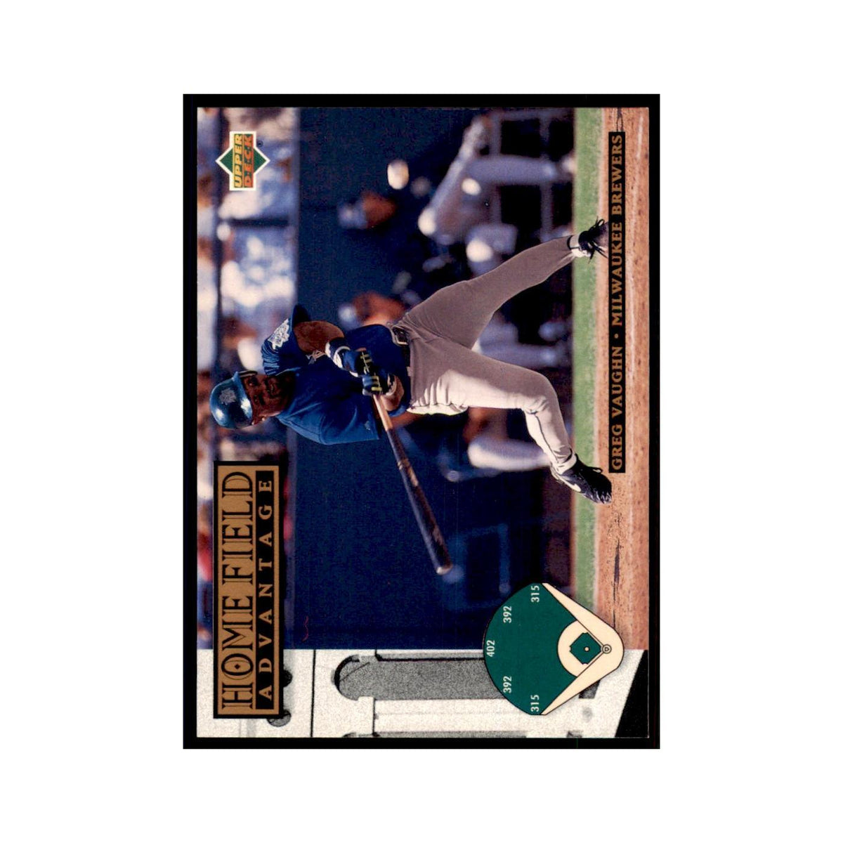 1994 Upper Deck Greg Vaughn Brewers #288