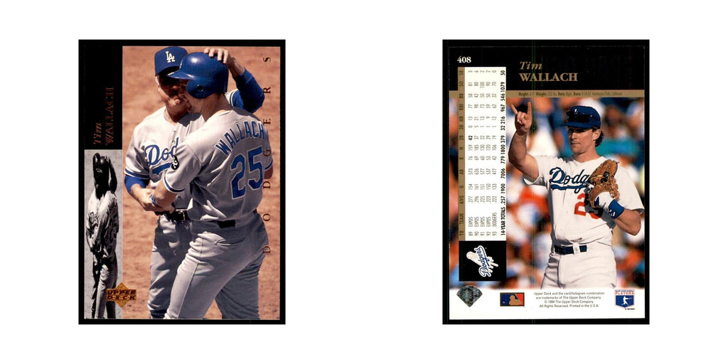 1994 Upper Deck Tim Wallach Dodgers #408