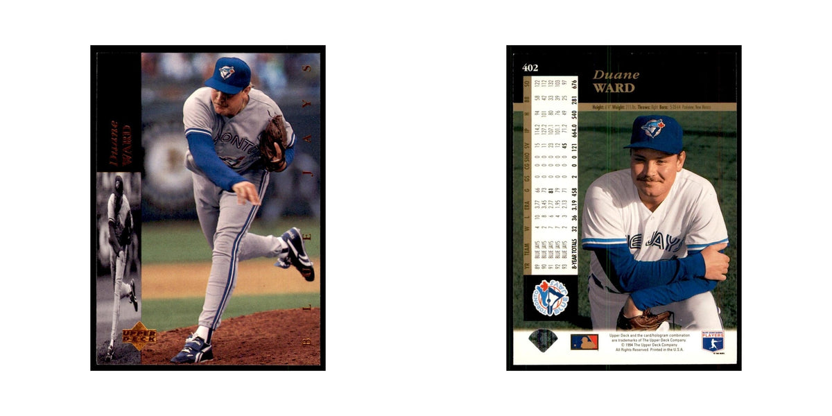 1994 Upper Deck Duane Ward Blue Jays #402