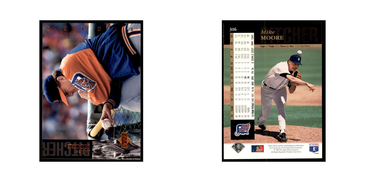 1994 Upper Deck Mike Moore Tigers #316