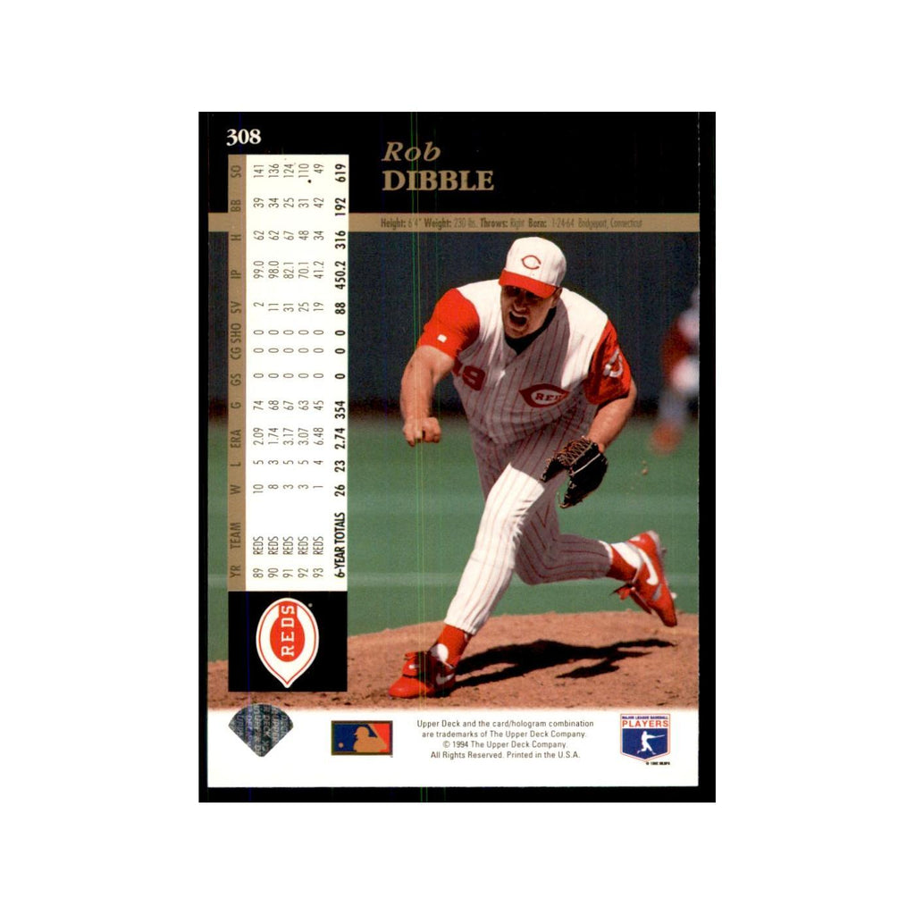 1994 Upper Deck Rob Dibble Reds #308