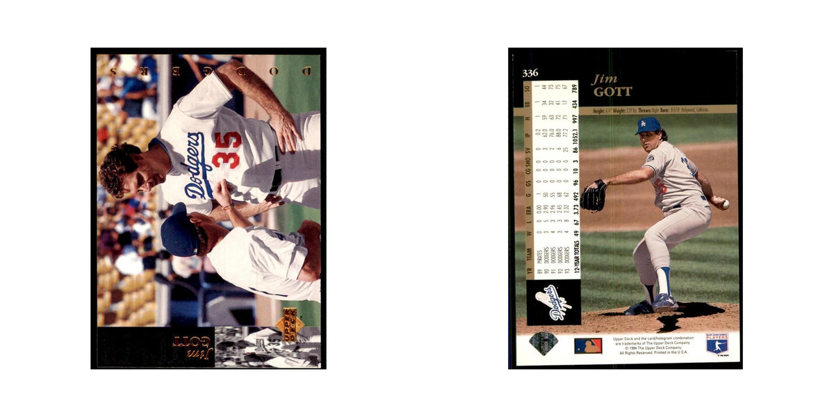 1994 Upper Deck Jim Gott Dodgers #336
