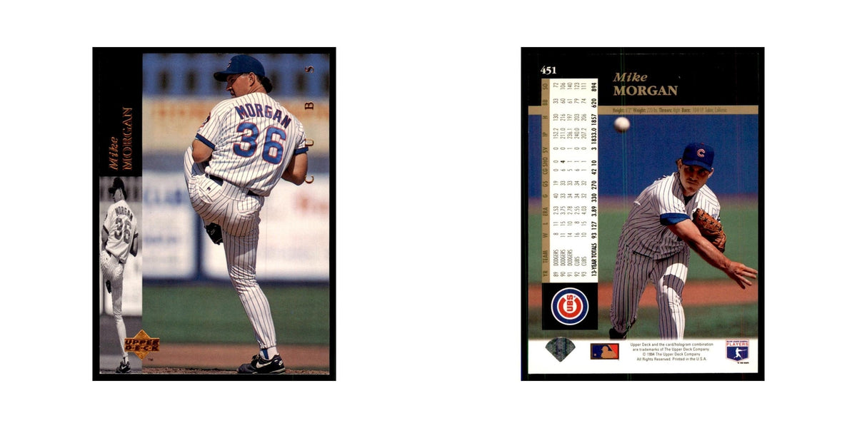 1994 Upper Deck Mike Morgan Cubs #451