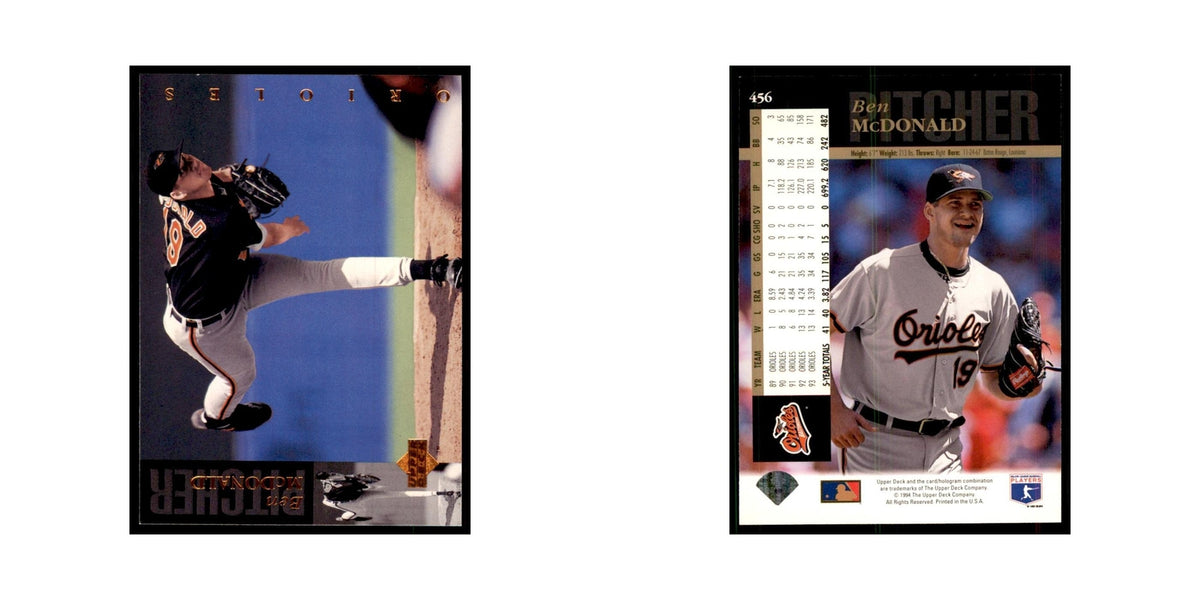 1994 Upper Deck Ben McDonald Orioles #456