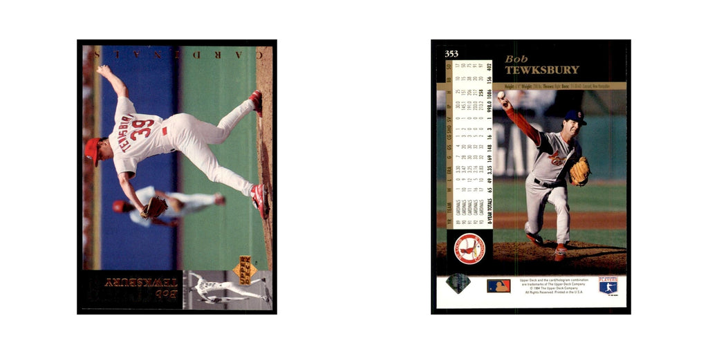 1994 Upper Deck Bob Tewksbury Cardinals #353