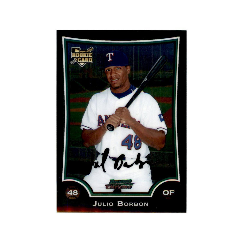 2009 Bowman Draft Picks & Prospects Julio Borbon RC Rangers #BDP49