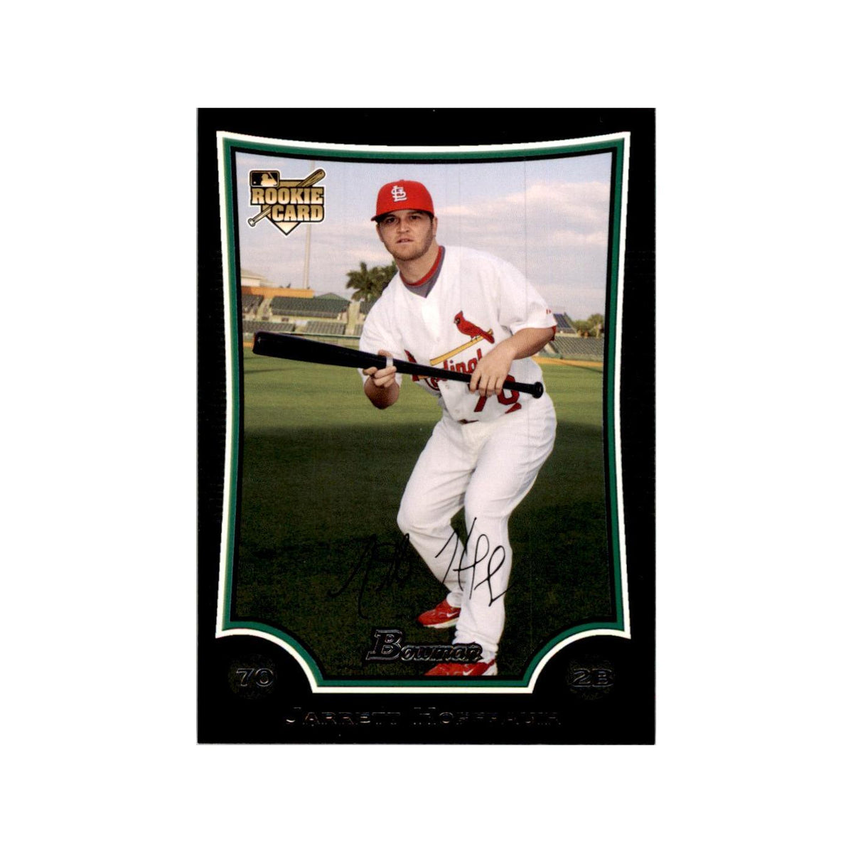 2009 Bowman Draft Picks & Prospects Jarrett Hoffpauir RC Cardinals #BDP35