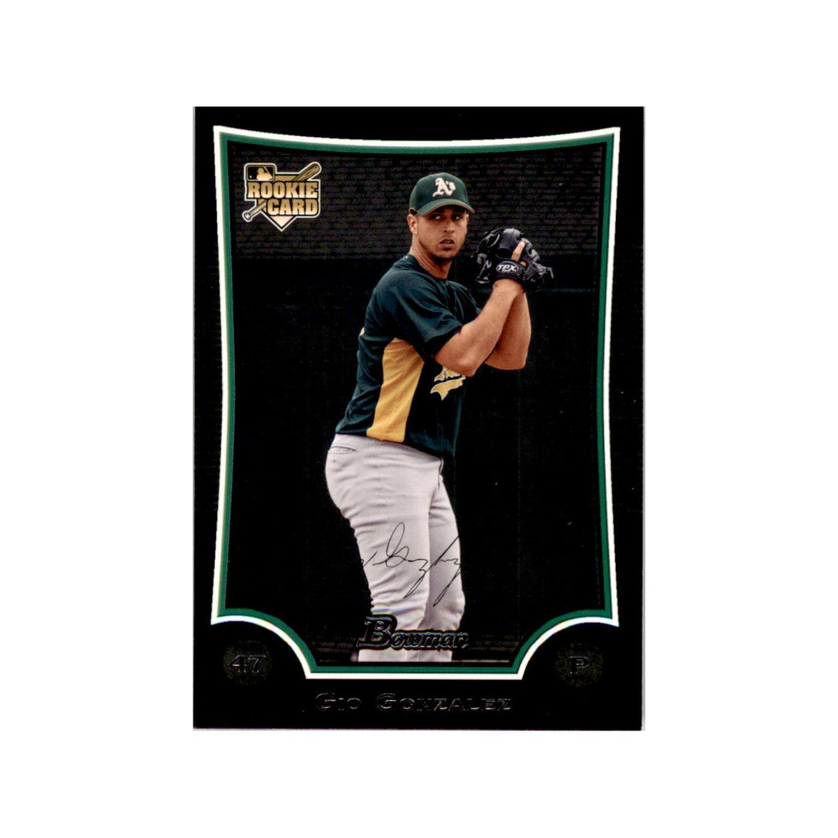 2009 Bowman Draft Picks & Prospects Gio Gonzalez RC Athletics #BDP52