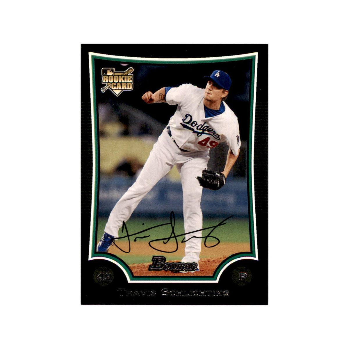 2009 Bowman Draft Picks & Prospects Travis Schlichting RC Dodgers #BDP29
