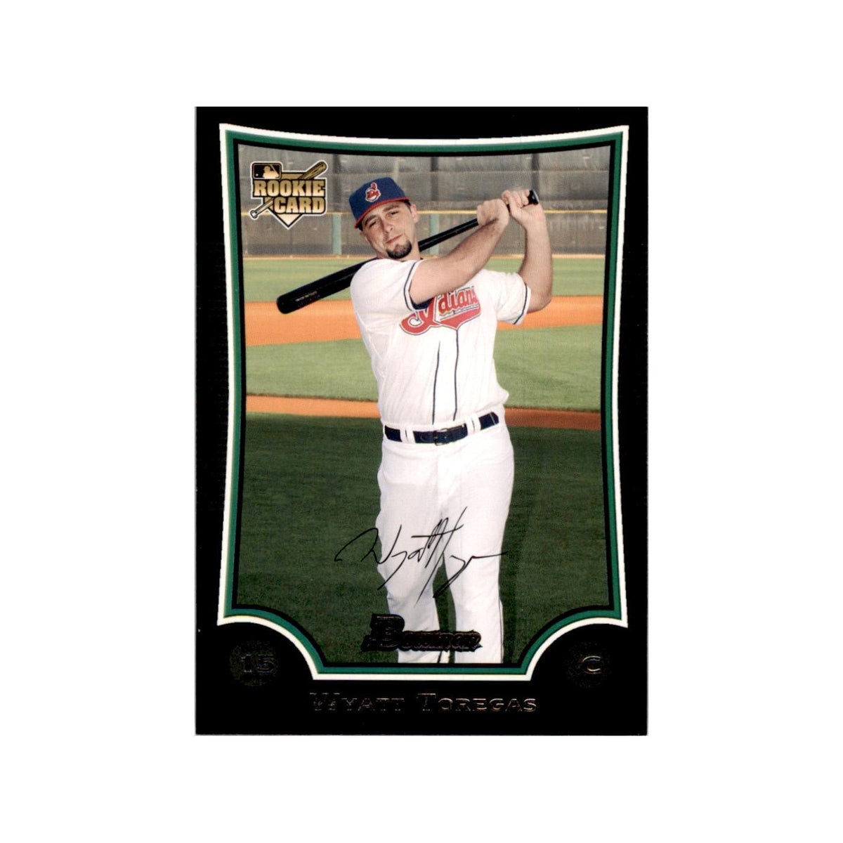 2009 Bowman Draft Picks & Prospects Wyatt Toregas RC Indians #BDP6