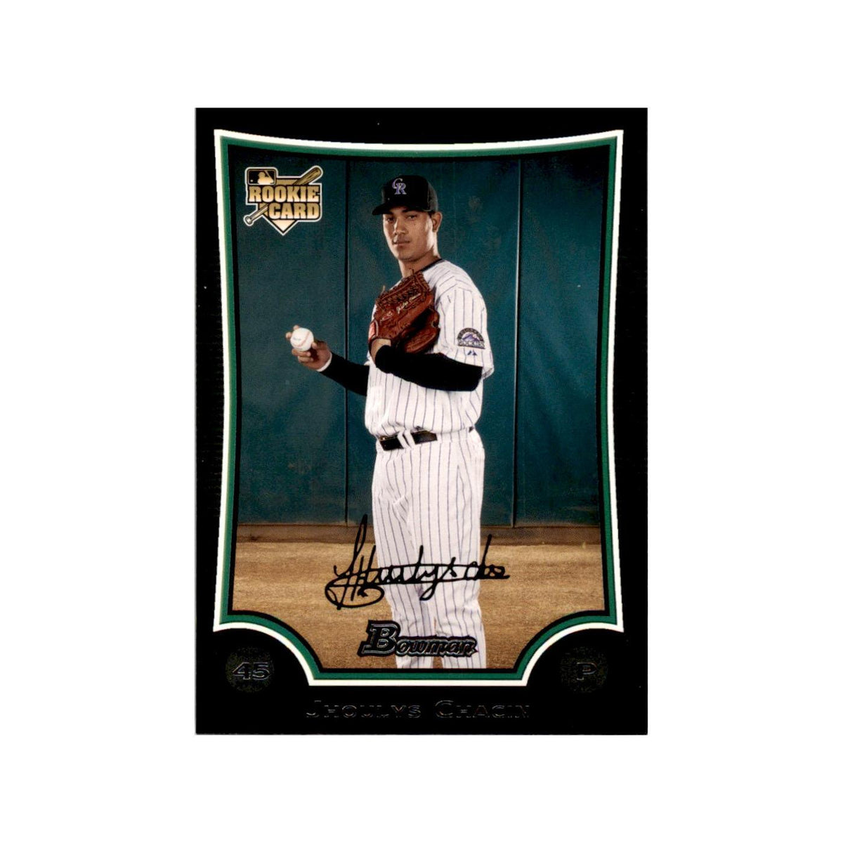 2009 Bowman Draft Picks & Prospects Jhoulys Chacin RC Rockies #BDP22