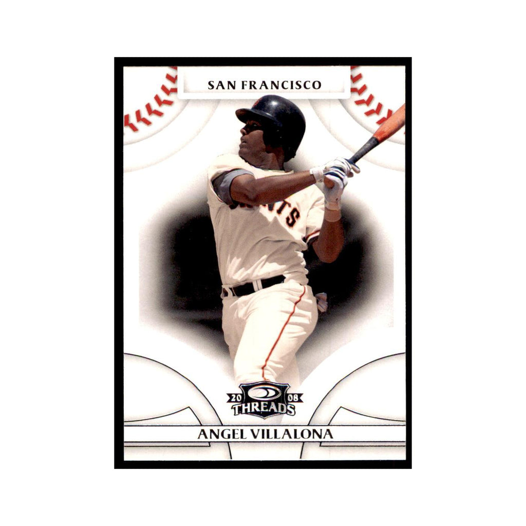 2008 Donruss Threads Angel Villalona Giants #90