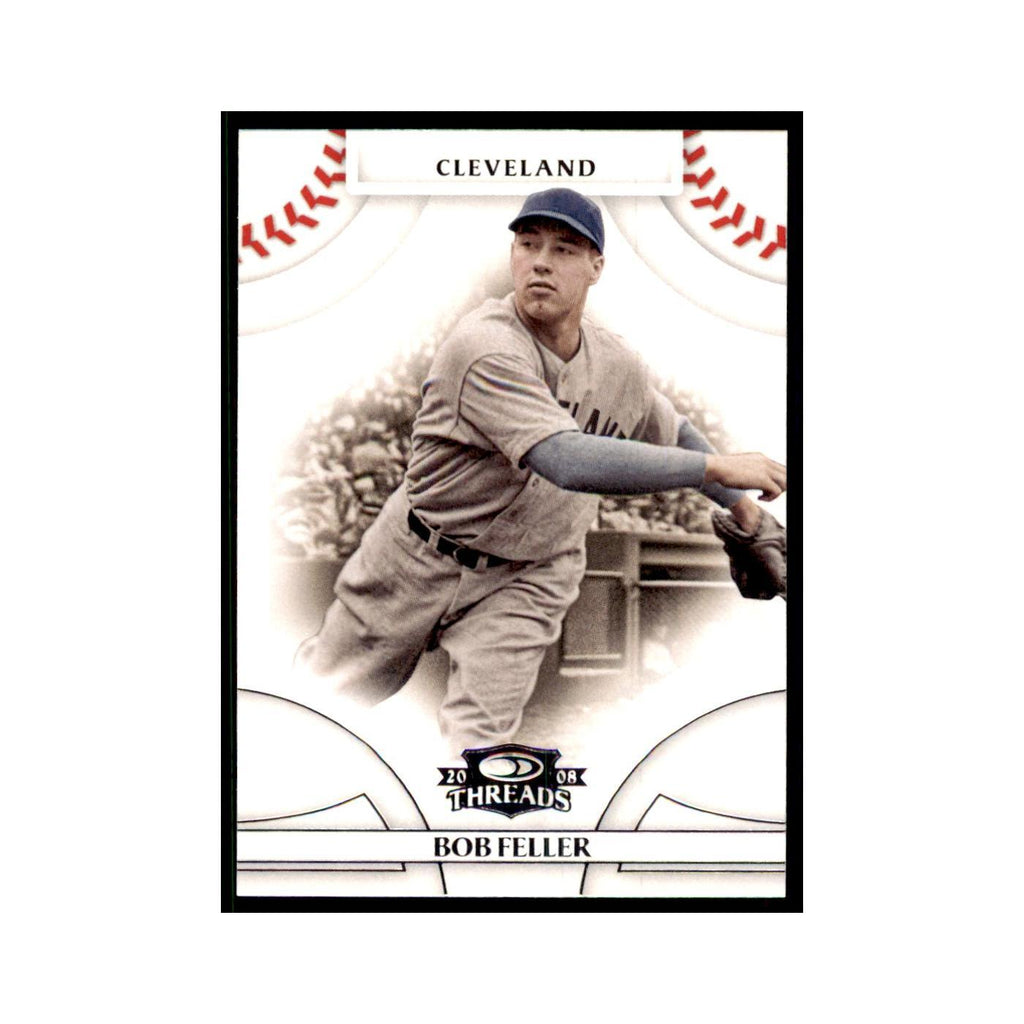2008 Donruss Threads Bob Feller Indians #22