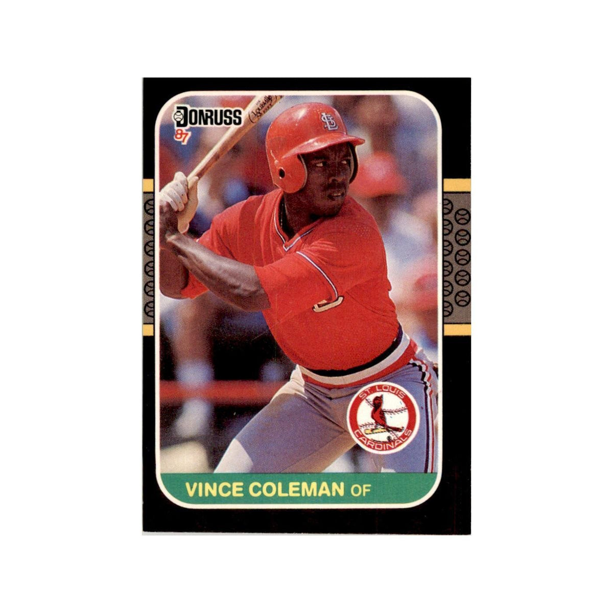 1987 Donruss Vince Coleman Baseball Cards #263