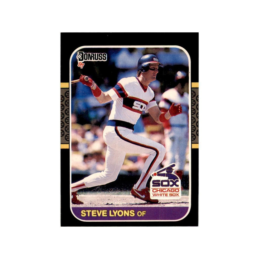 1987 Donruss Steve Lyons Baseball Cards #409