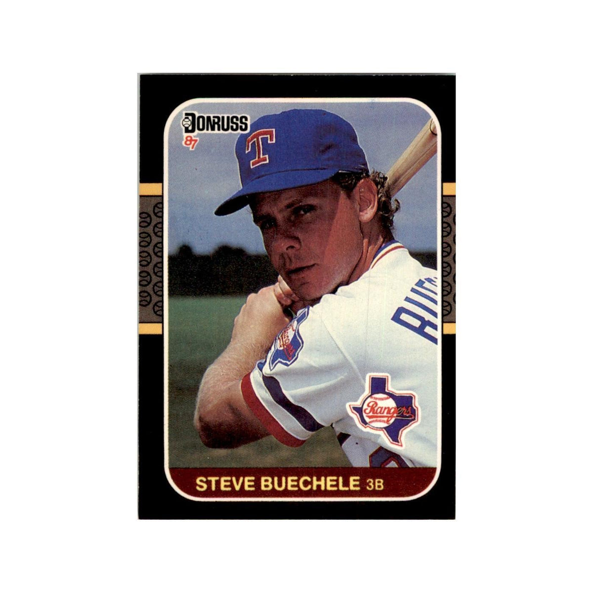 1987 Donruss Steve Buechele Baseball Cards #180