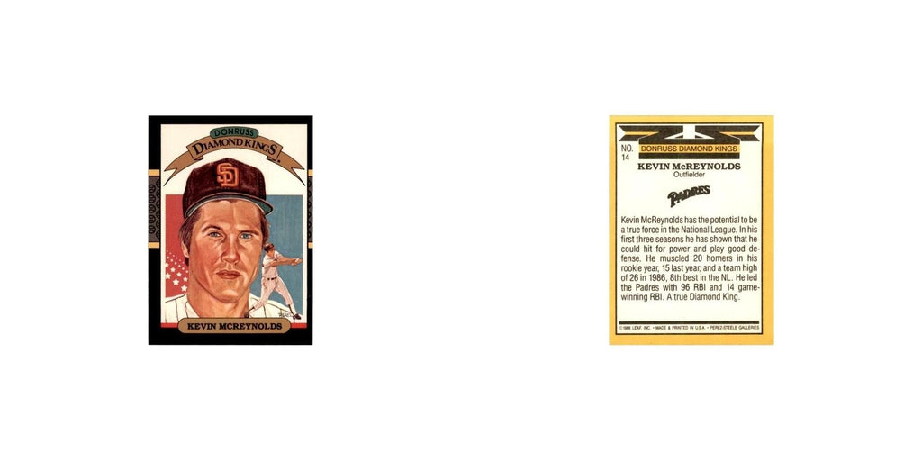 1987 Donruss Kevin McReynolds Baseball Cards #14