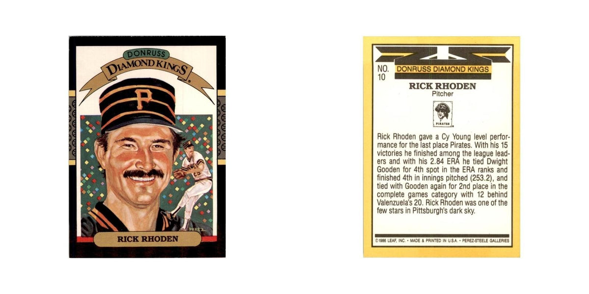 1987 Donruss Rick Rhoden Baseball Cards #10