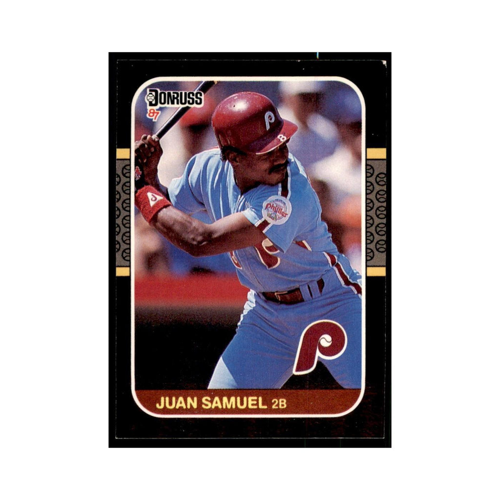 1987 Donruss Juan Samuel Baseball Cards #165