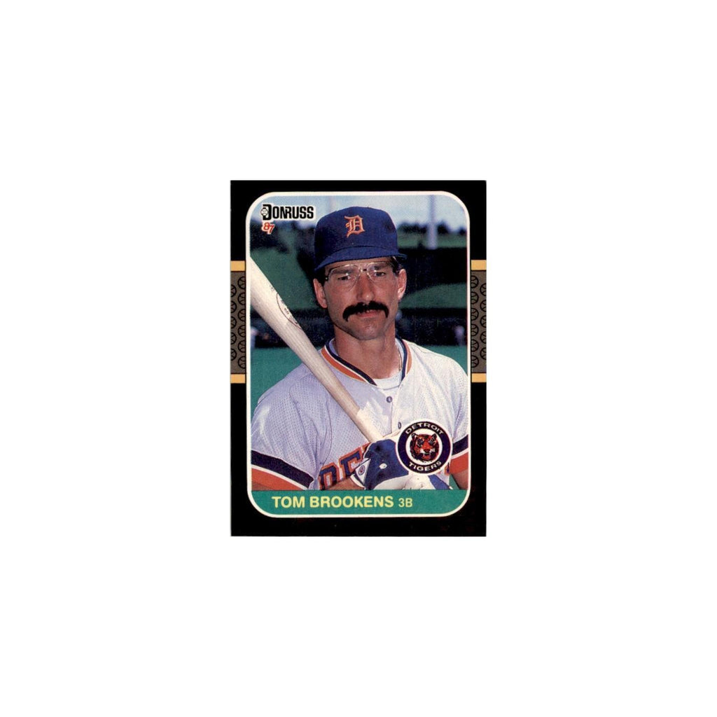 1987 Donruss Tom Brookens Baseball Cards #296