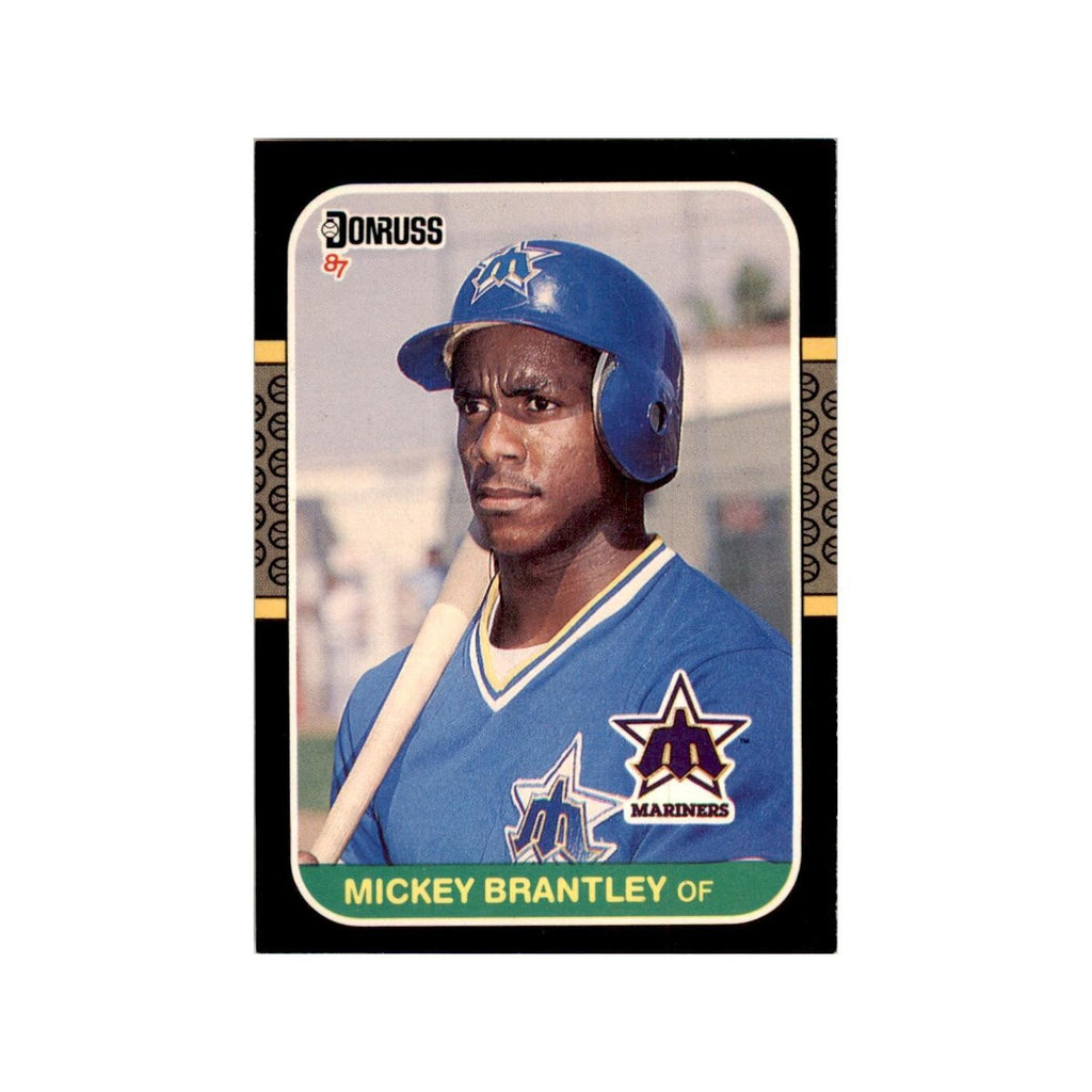 1987 Donruss Mickey Brantley Baseball Cards #656