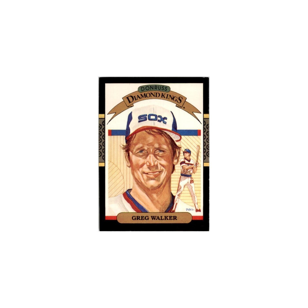 1987 Donruss Greg Walker Baseball Cards #25
