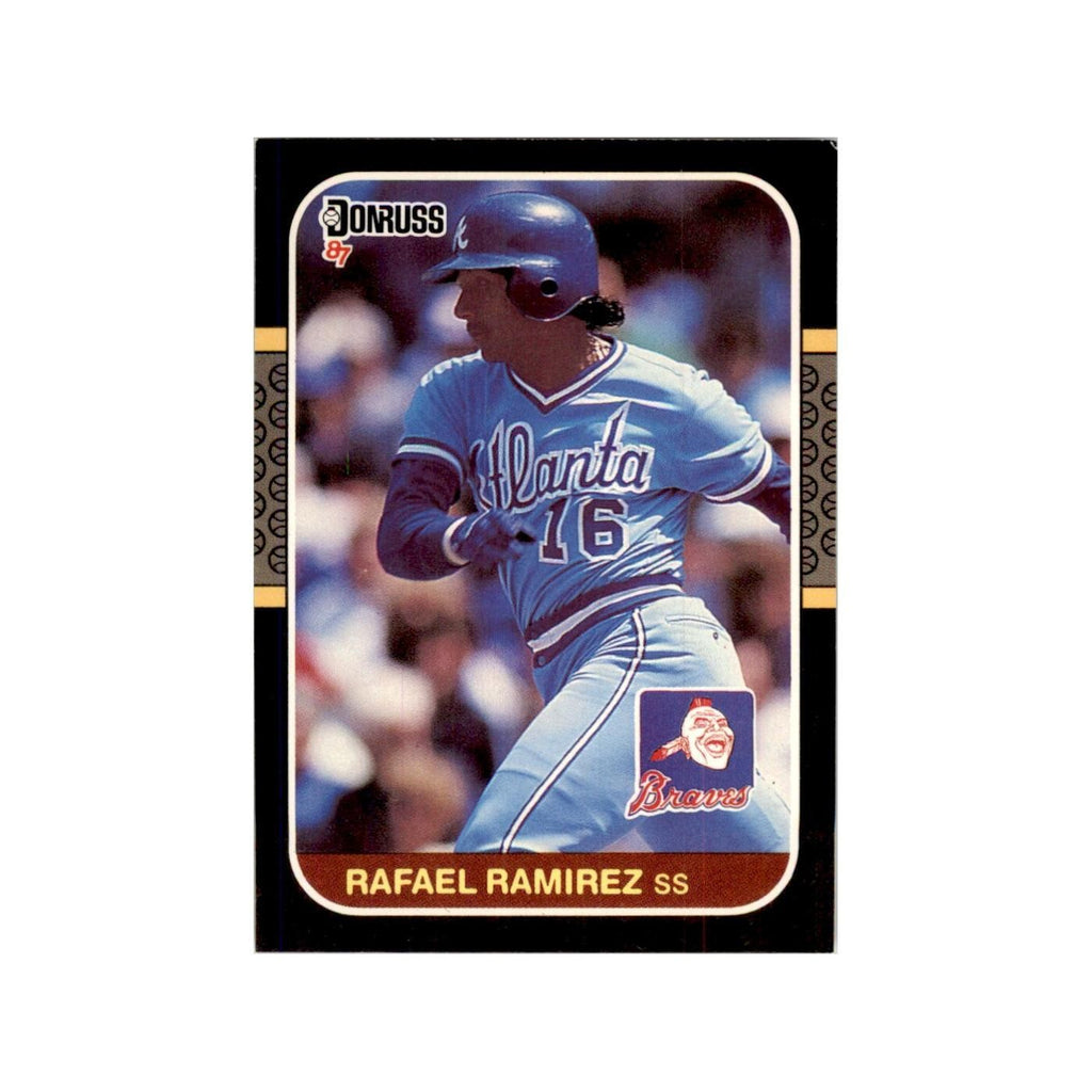 1987 Donruss Rafael Ramirez Baseball Cards #202