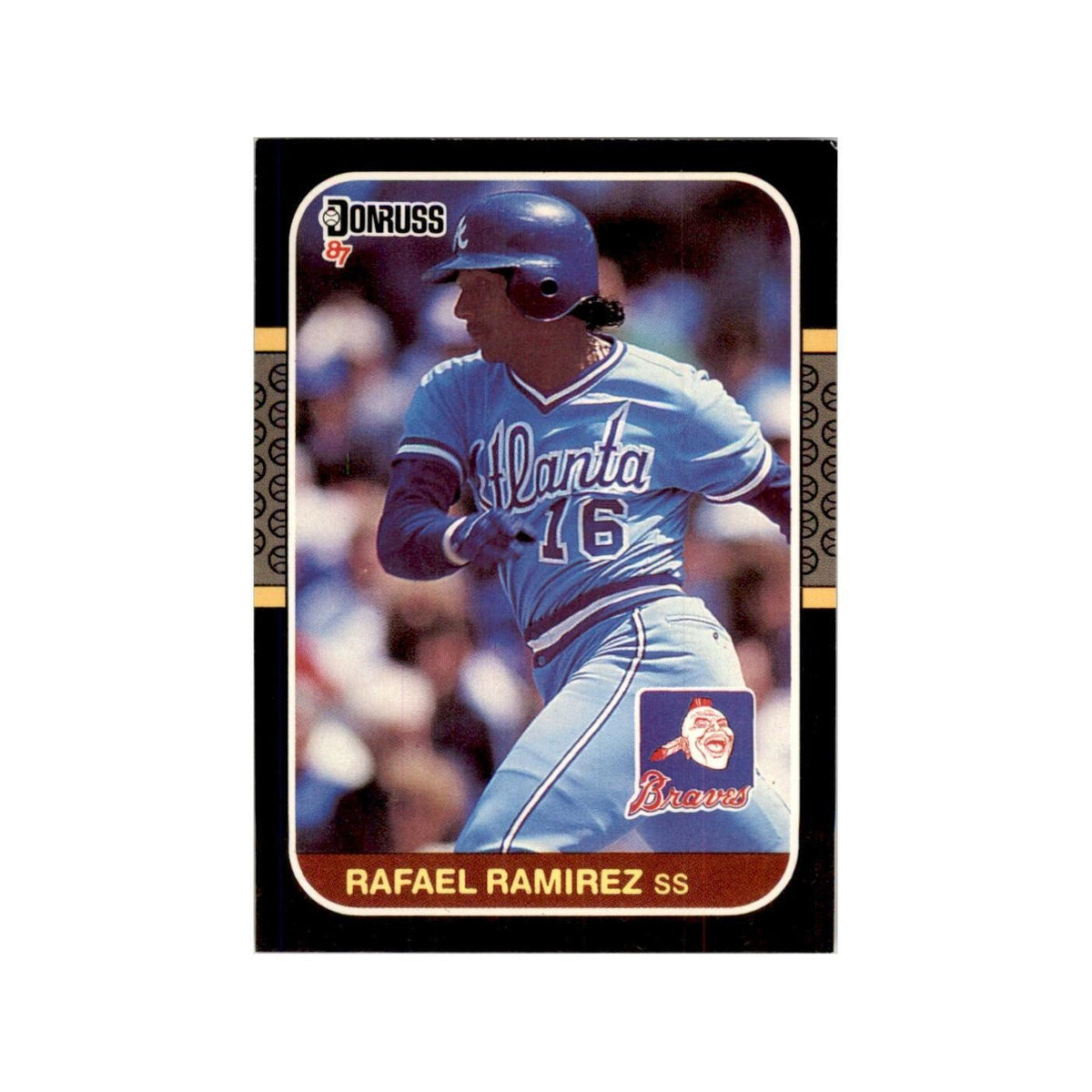 1987 Donruss Rafael Ramirez Baseball Cards #202