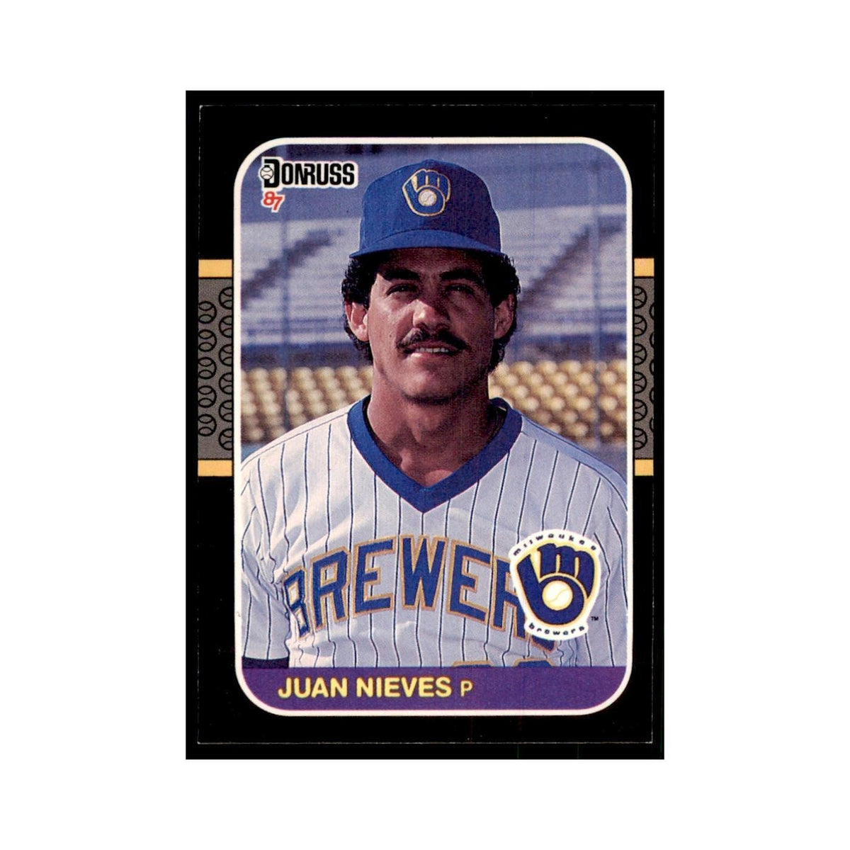1987 Donruss Juan Nieves Baseball Cards #90