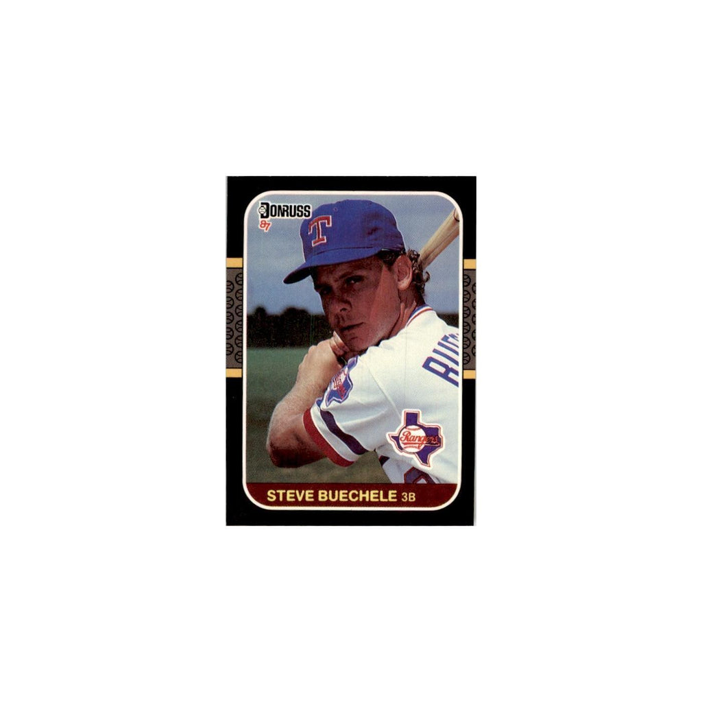 1987 Donruss Steve Buechele Baseball Cards #180