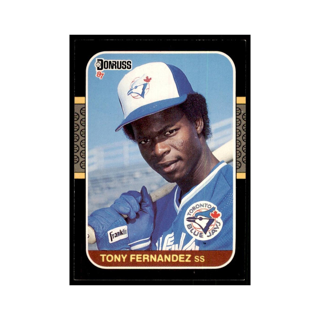 1987 Donruss Tony Fernandez Baseball Cards #72
