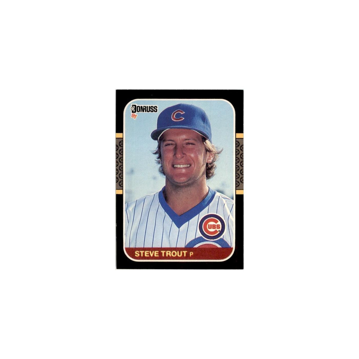 1987 Donruss Steve Trout Baseball Cards #201