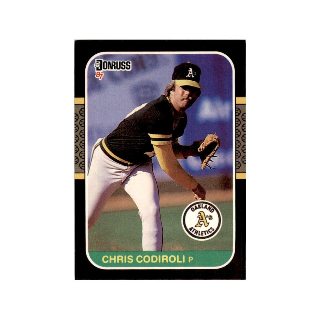 1987 Donruss Chris Codiroli Baseball Cards #226