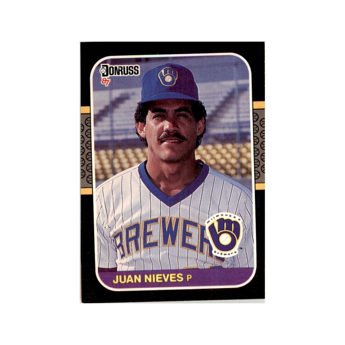 1987 Donruss Juan Nieves Baseball Cards #90