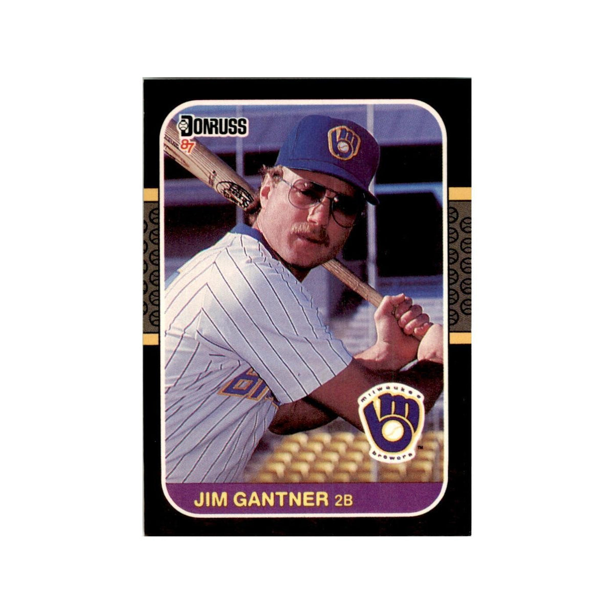 1987 Donruss Jim Gantner Baseball Cards #172