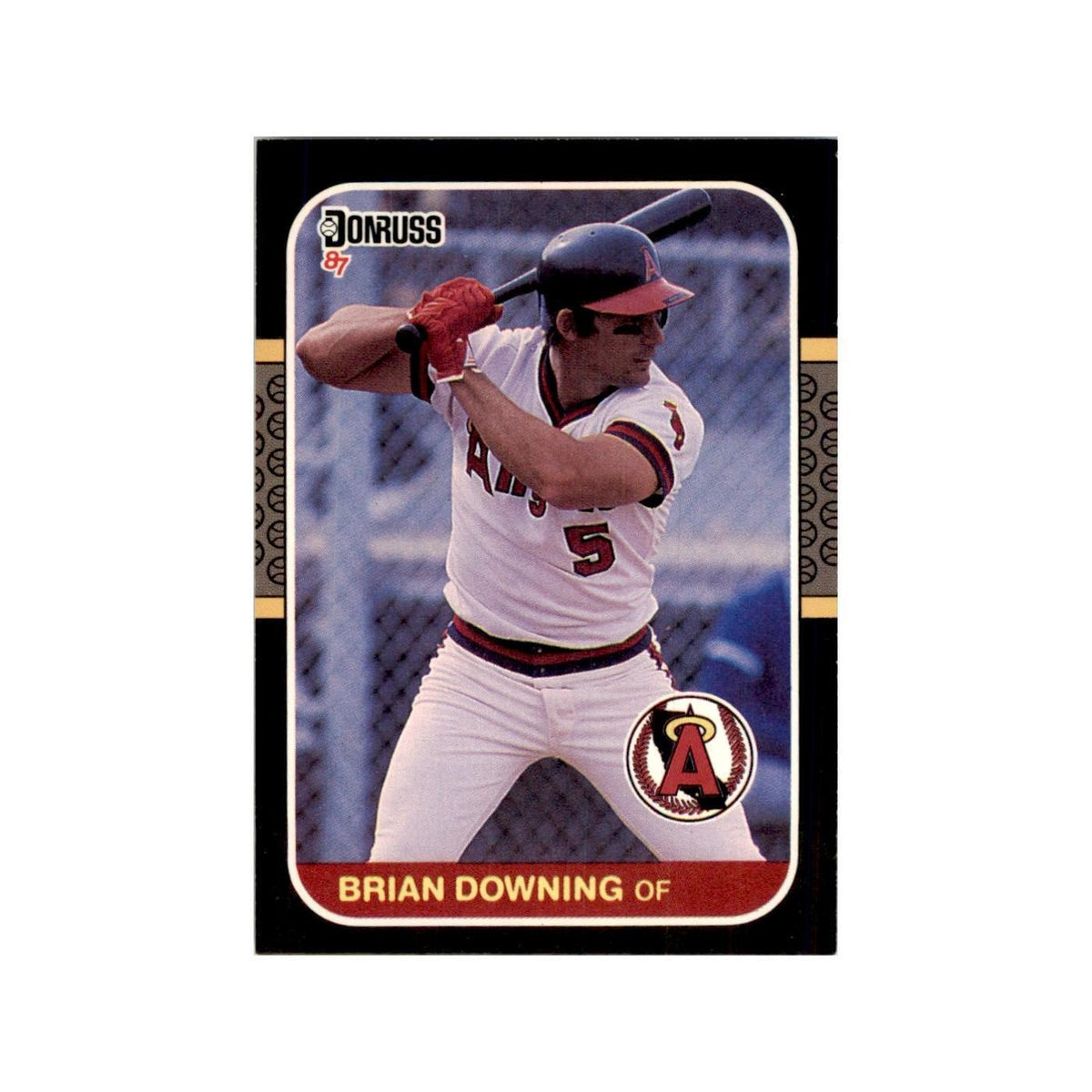 1987 Donruss Brian Downing Baseball Cards #86
