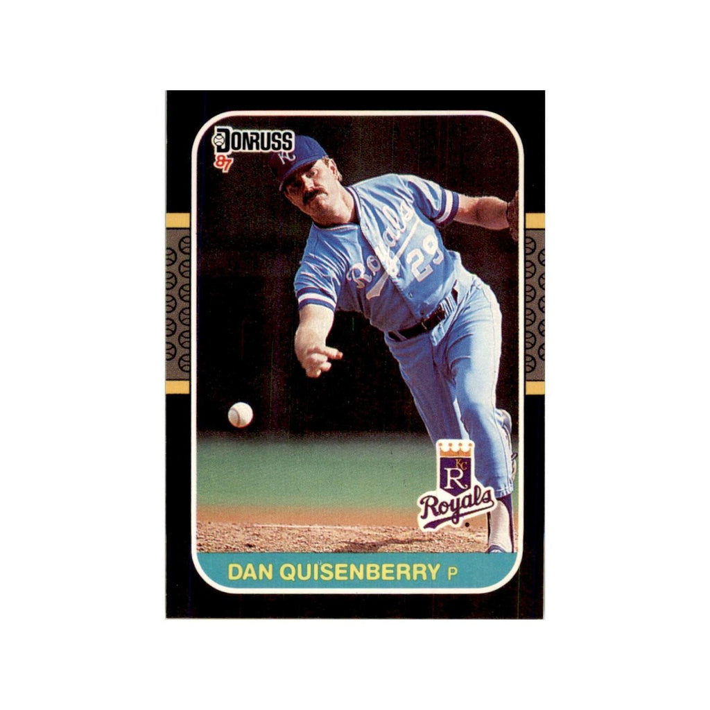 1987 Donruss Dan Quisenberry Baseball Cards #177